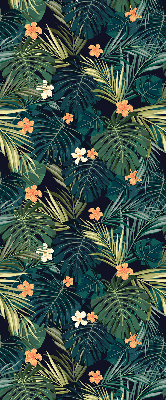 Roleta do okna Tropické listy a květiny