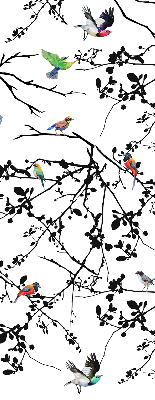 Stahovaci roleta Ptáci na větvích