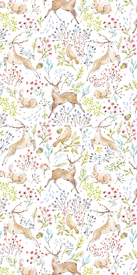Roleta do okna Ptáci jelenů a králíků