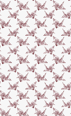 Stahovaci roleta Swans s origami