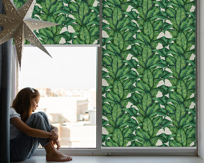 Vnitřní roleta do okna Zelené listy