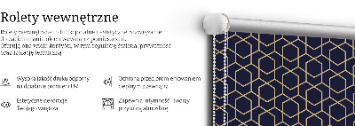 Stahovací roleta 3d krychle