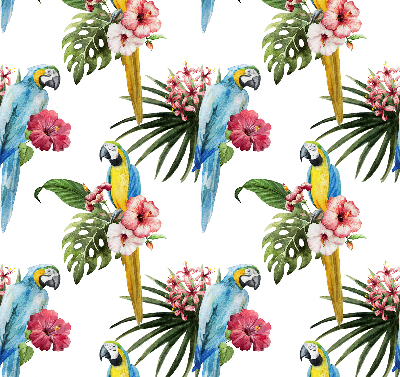 Roleta na balkonové dveře Parrot na květinách