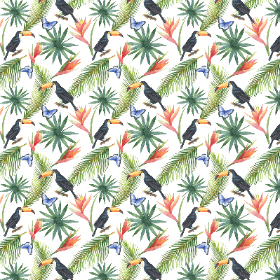 Roleta do okna Toucan on flowers