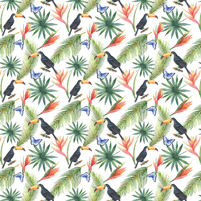 Roleta do okna Toucan on flowers