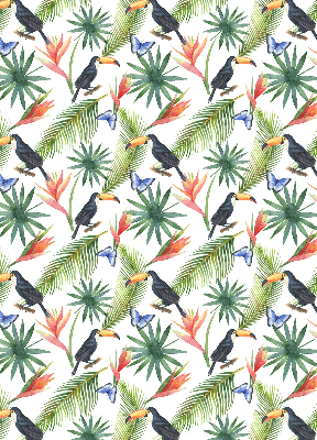 Roleta do okna Toucan on flowers