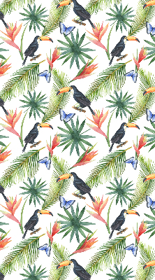 Roleta do okna Toucan on flowers