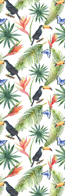 Roleta do okna Toucan on flowers