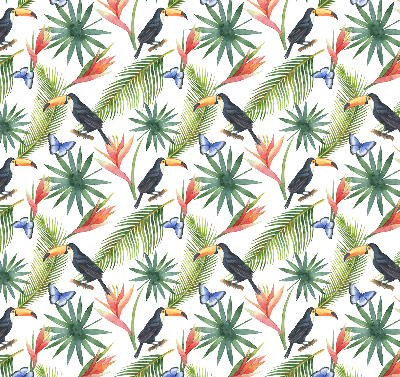 Roleta do okna Toucan on flowers