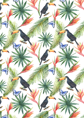 Roleta do okna Toucan on flowers