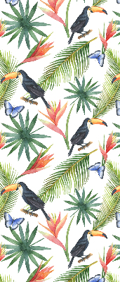 Roleta do okna Toucan on flowers