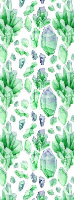 Roleta do okna Zelené krystaly
