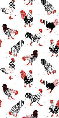 Stahovací roleta Roosters