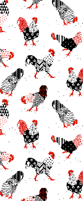 Stahovací roleta Roosters