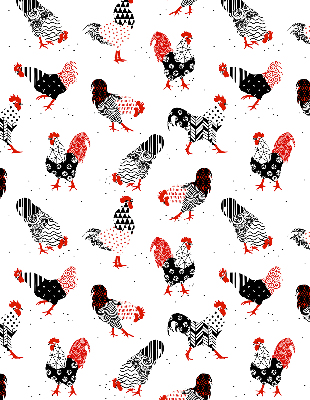 Stahovací roleta Roosters