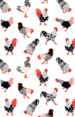 Stahovací roleta Roosters