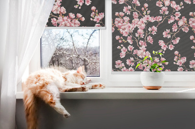 Roleta na okno Květiny ze stromu