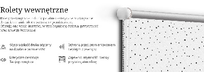 Roleta na okno Tečky