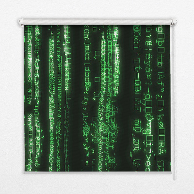 Vnitřní roleta do okna Zelené šifry