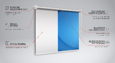 Vnitřní roleta do okna Modré vlny