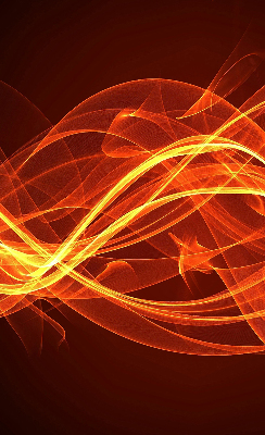 Stahovací roleta Oranžová abstrakce