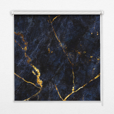 Stahovaci roleta Navy blue marble