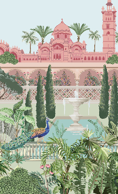 Roleta do okna Palác se zahradou