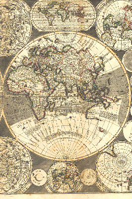 Roleta do okna Mapa světa
