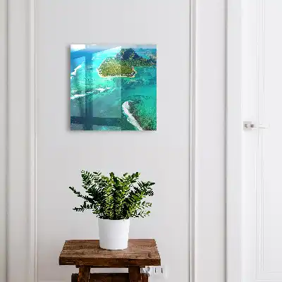 Tropický ráj s tyrkysovým oceánem
