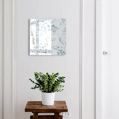 Botanické květiny na světlém pozadí