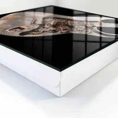 Mechanická kytara s ozubenými koly a převody
