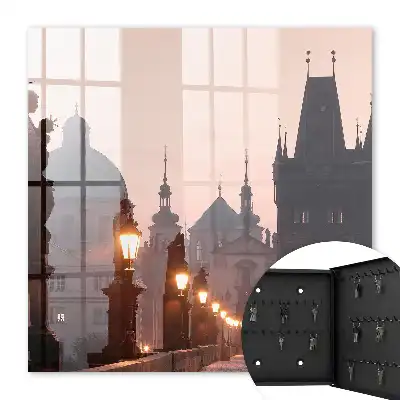 Historický most při západu slunce