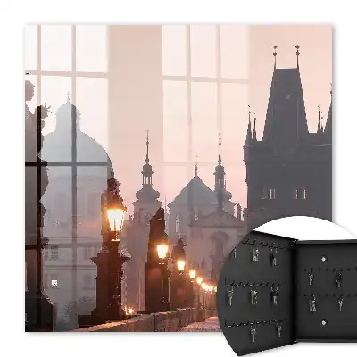 Historický most při západu slunce
