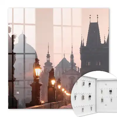 Historický most při západu slunce