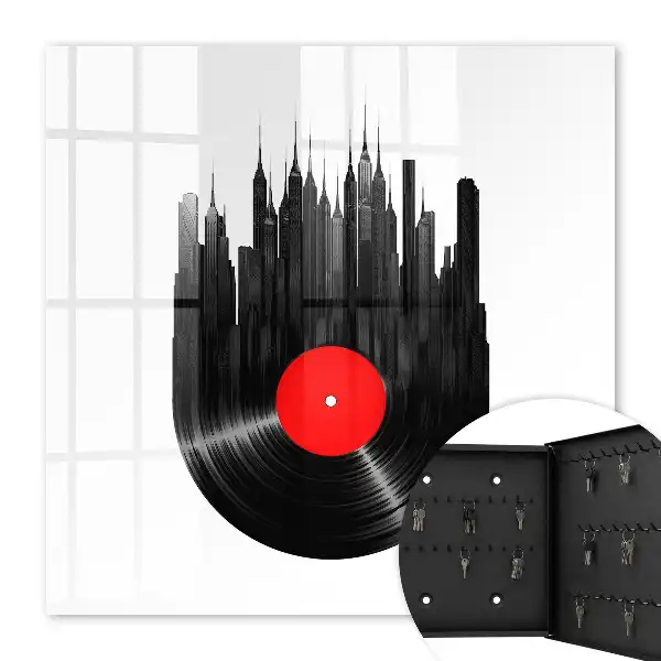 Hudba města vinylových desek