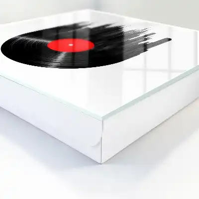 Hudba města vinylových desek
