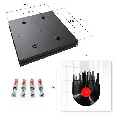 Hudba města vinylových desek