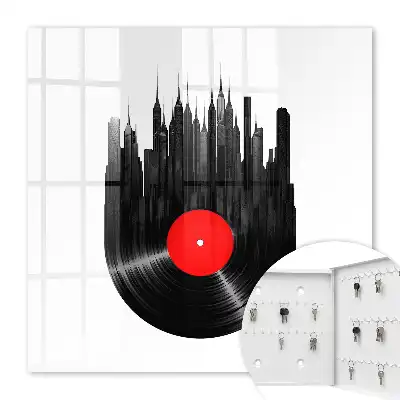 Hudba města vinylových desek