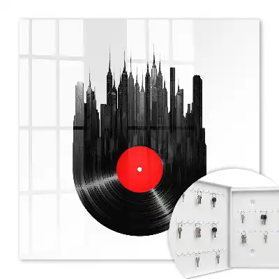 Hudba města vinylových desek