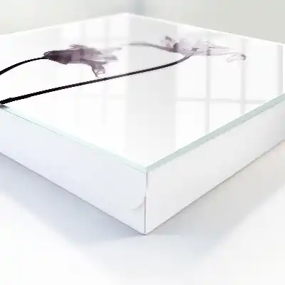 Minimalistické květiny na světlém pozadí