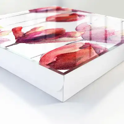 Tulipány v červené a růžové barvě