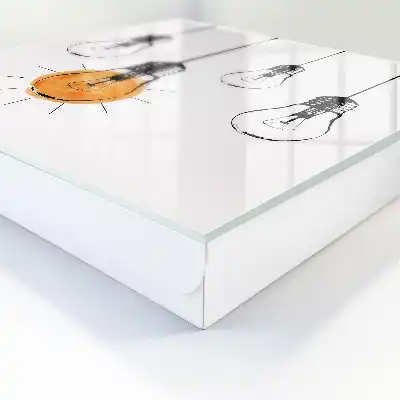 Žárovky kreativita jednoduchost