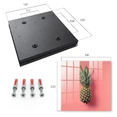 Exotický ananas s růžovým pozadím