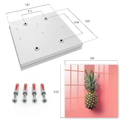 Exotický ananas s růžovým pozadím