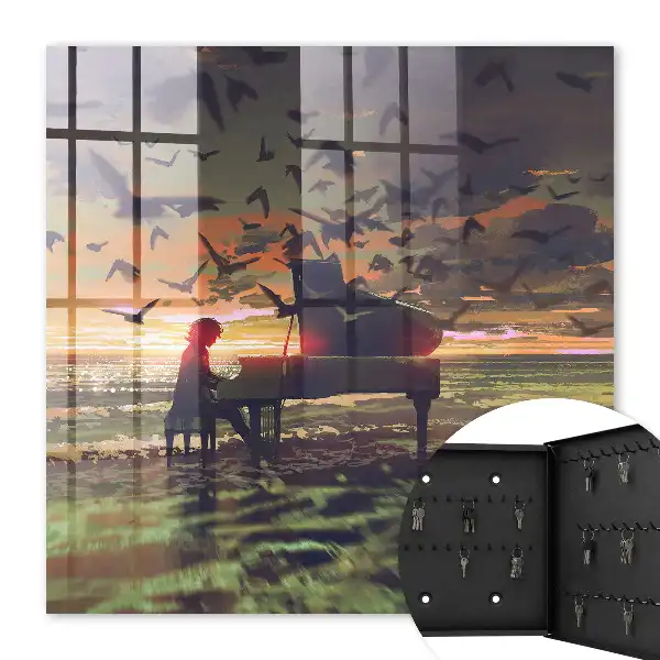 Harmonie přírody při západu slunce