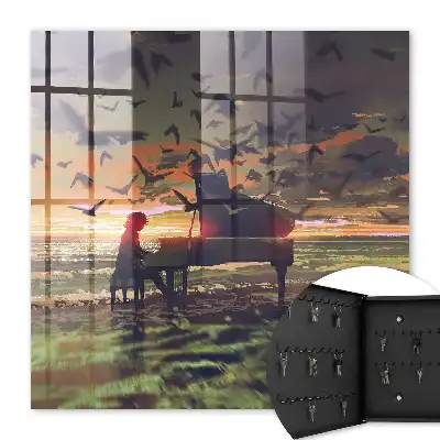 Harmonie přírody při západu slunce