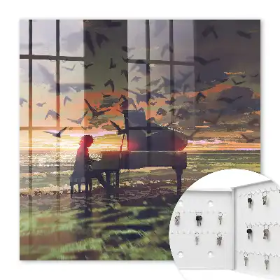 Harmonie přírody při západu slunce