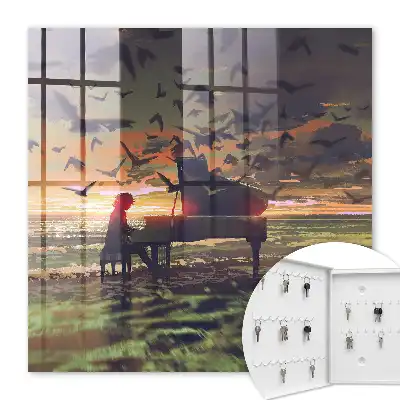 Harmonie přírody při západu slunce