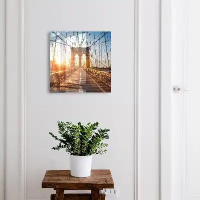 Zapadající slunce vytváří symetrii