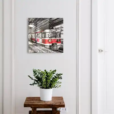 Železniční symetrie stylové architektury